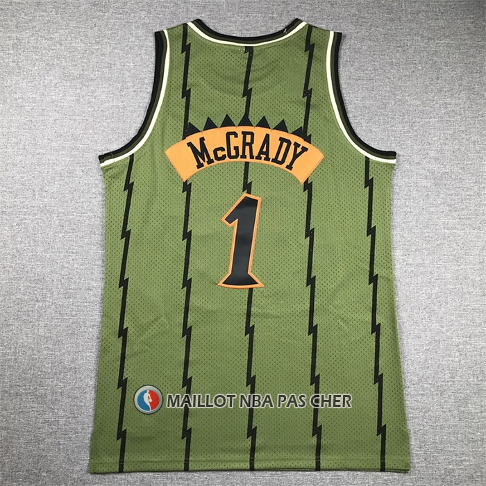 Maillot Toronto Raptors Tracy McGrady NO 1 Mitchell & Ness 1998-99 Vert